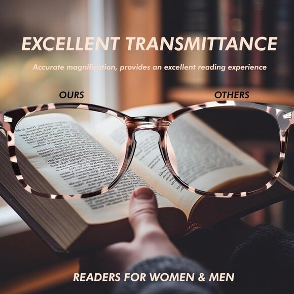 PICK ONE Reading and Blue Light Eyeglasses for Women Men +2.75 NEW - Picture 5 of 6